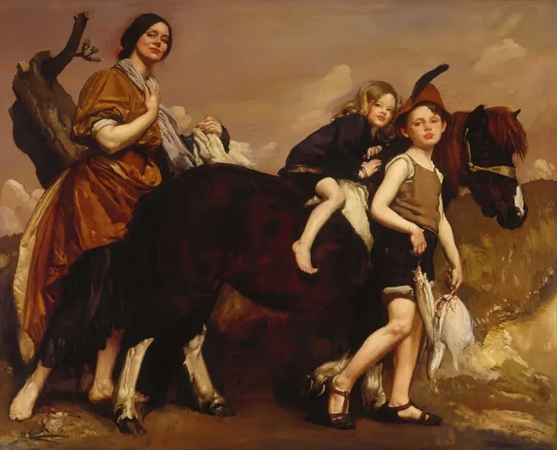 Holiday in Essex — George Washington Lambert