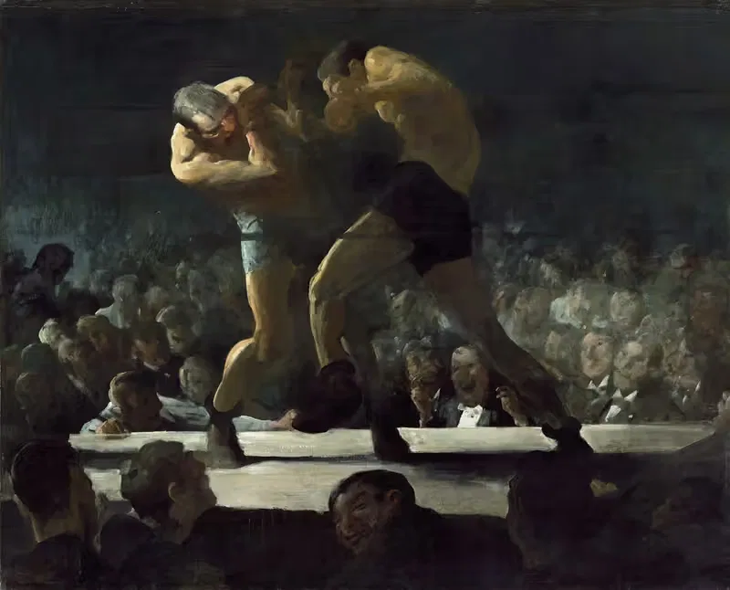Ночь клуба by Джордж Уэсли Беллоуз, 1907 — digital art print download