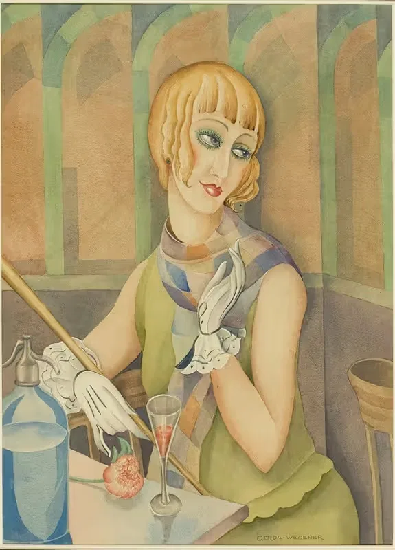 Лили Эльбе by Герда Вегенер, 1928 — digital art print download