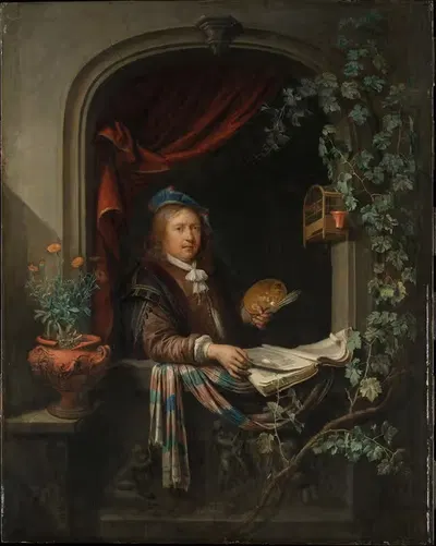 Self-Portrait by Gerrit Dou — digital art print download