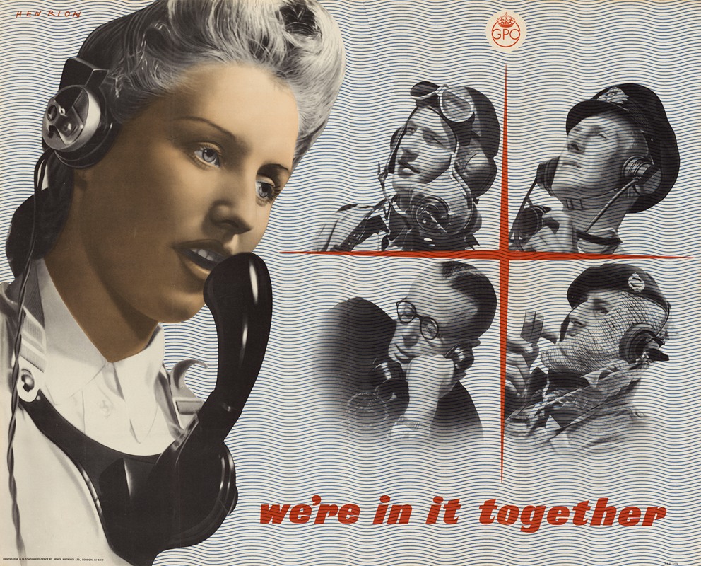 We're in it Together by Frederick Henri Kay Henrion — digital art print download