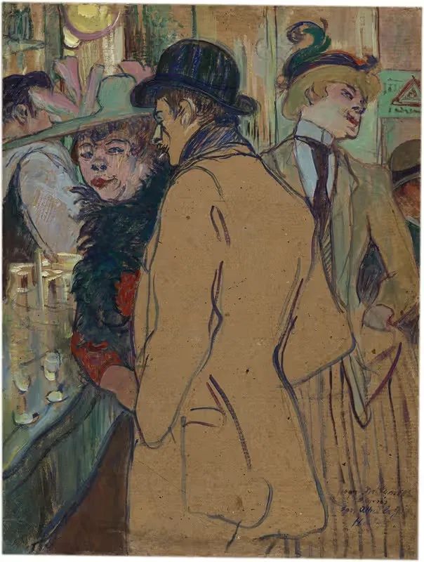Альфред ла Гинь by Анри де Тулуз-Лотрек, 1894 — digital art print download