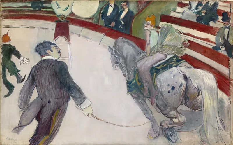 Equestrienne (At the Cirque Fernando) — Henri de Toulouse-Lautrec