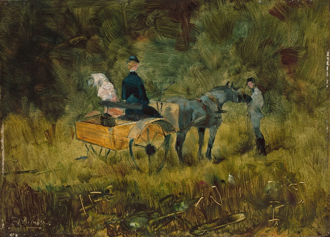 Ловушка by Анри де Тулуз-Лотрек, 1880 — digital art print download