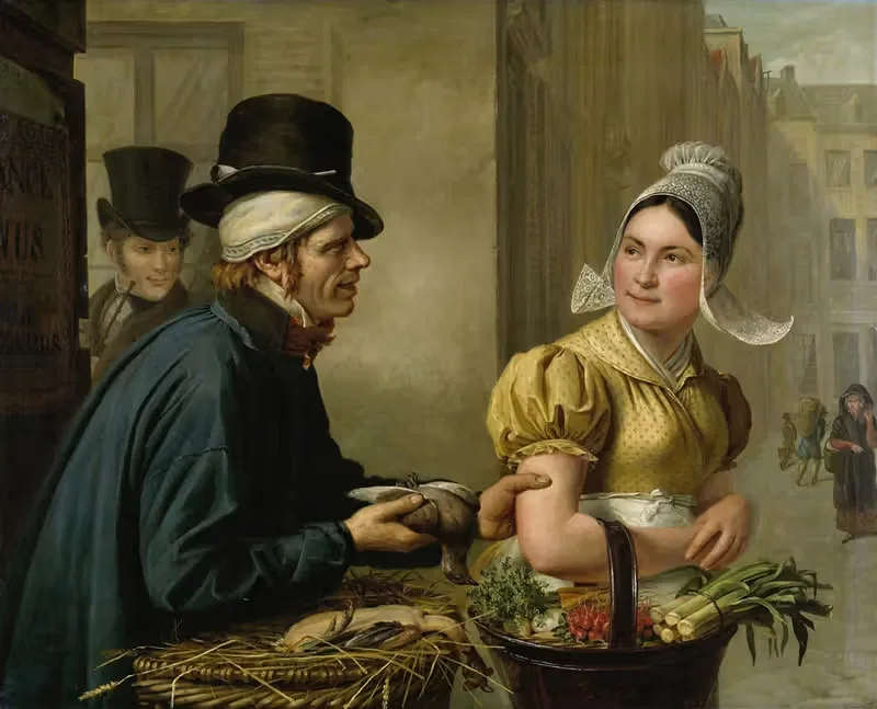 Птицевод by Игнас Брис, 1827 — digital art print download