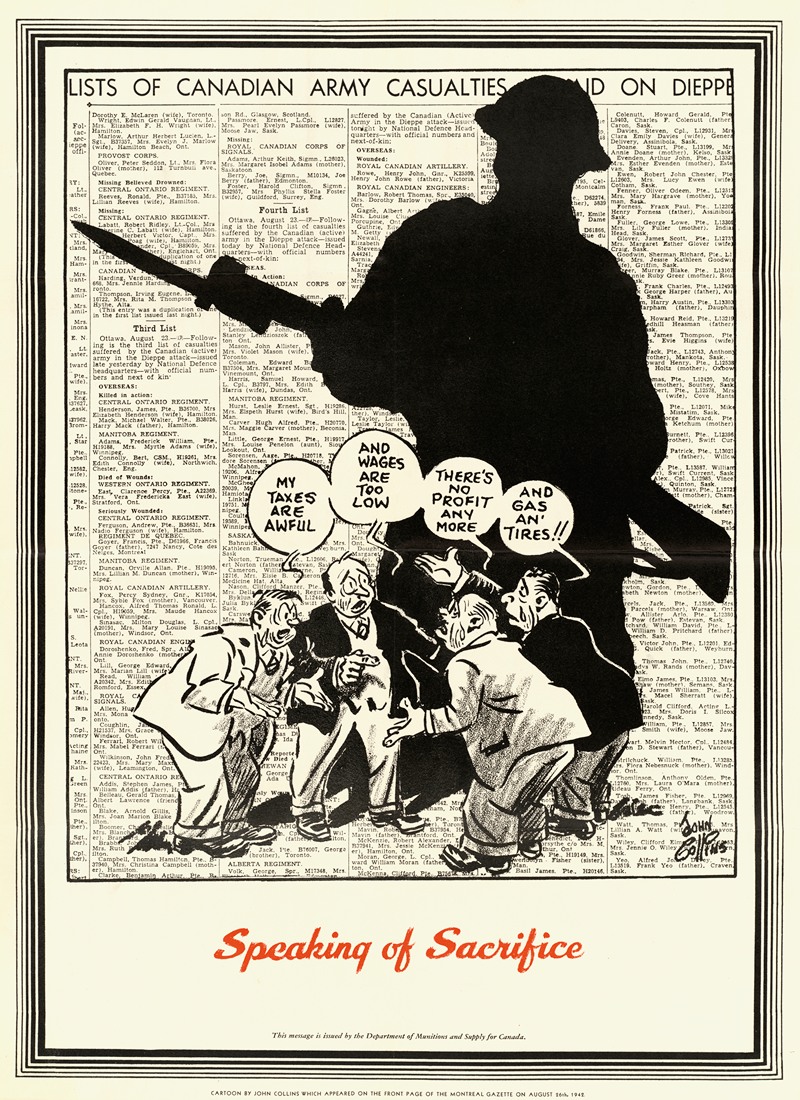 Speaking of Sacrifice by John Alton Collins — digital art print download