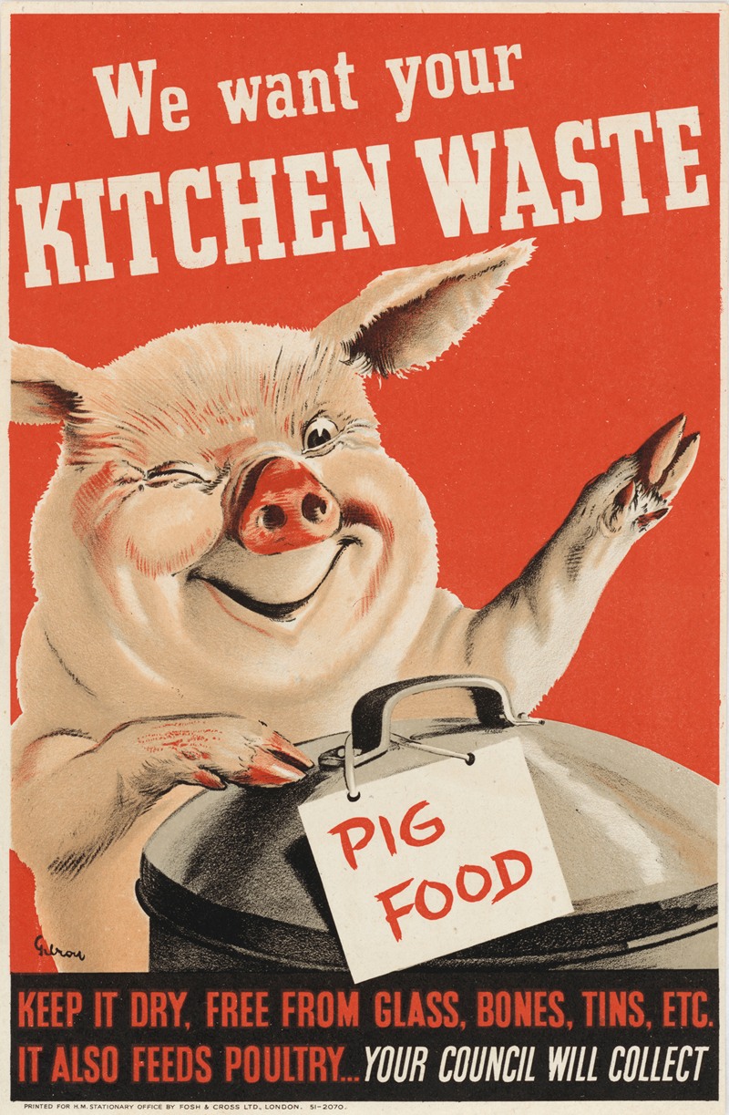 We Want Your Kitchen Waste by John Gilroy — digital art print download