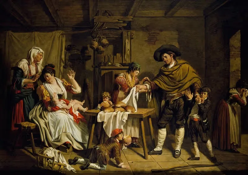The Self-sacrifice of a father — Jacques Sablet