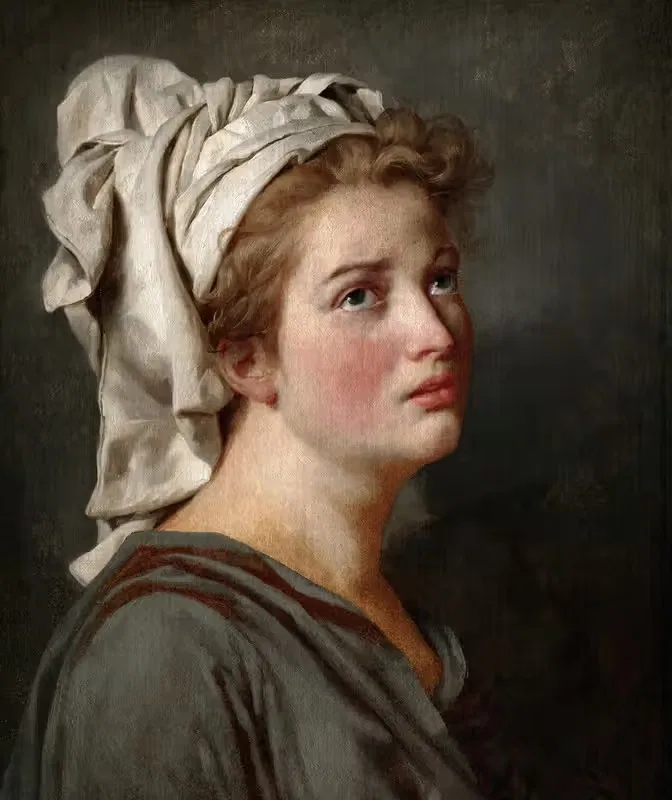 Young Woman with a Turban — Jacques Louis David