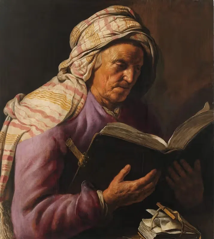 Старая женщина, читающая by Ян Лиевенс, 1626 - 1633 — digital art print download