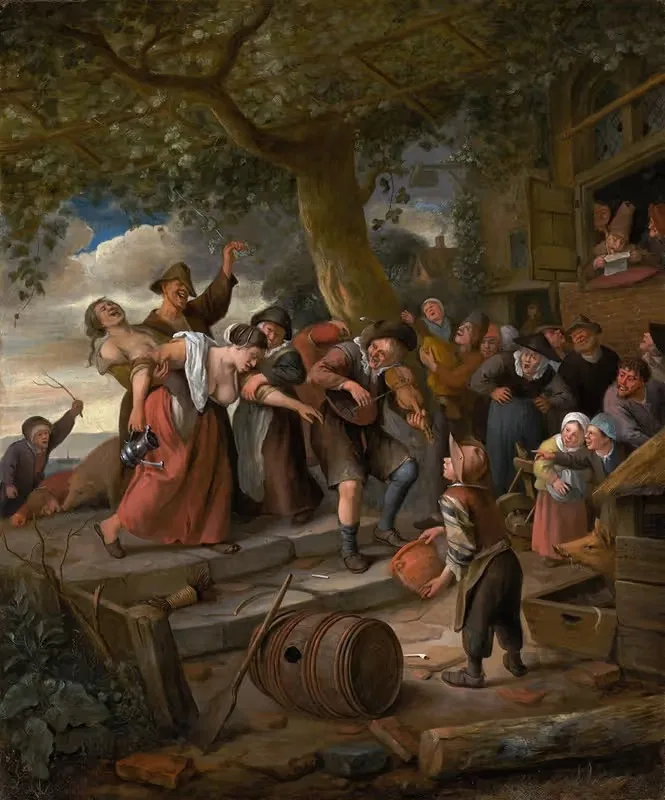 A Pig Belongs in the Sty — Jan Steen