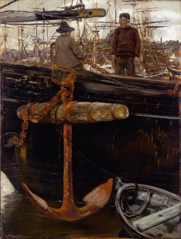 Моряки с Севера by Жан Франсуа Раффаэлли — digital art print download