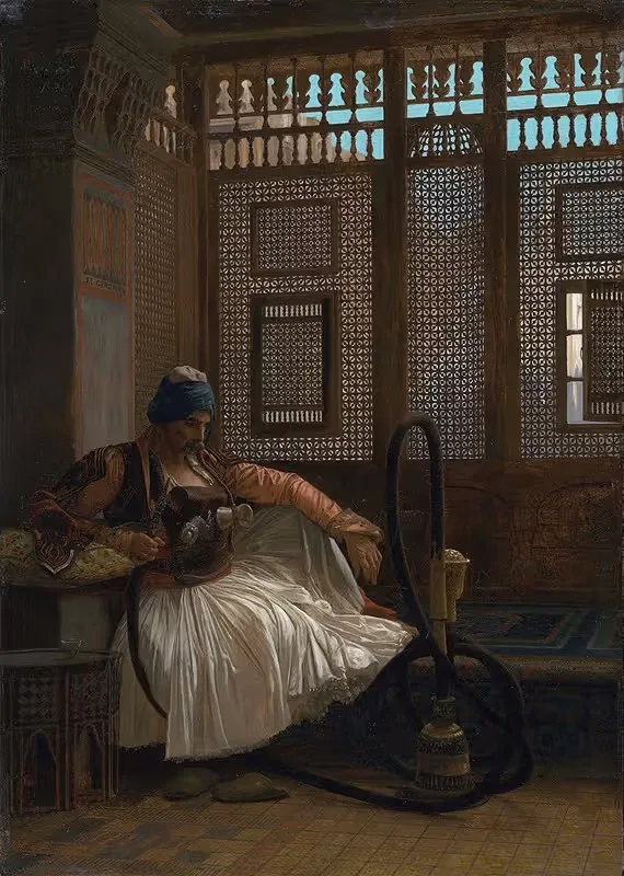 Арнаут, курящий by Жан-Леон Жерома — digital art print download