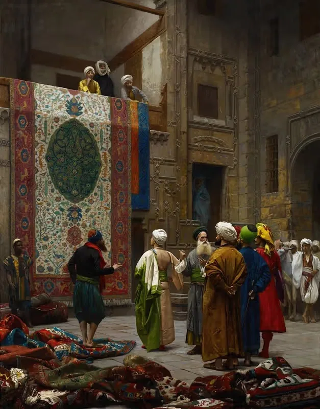 The Carpet Merchant by Jean-Léon Gérôme — digital art print download