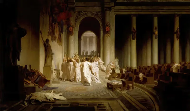 Смерть Цезаря by Жан-Леон Жерома, 1859-1867 — digital art print download
