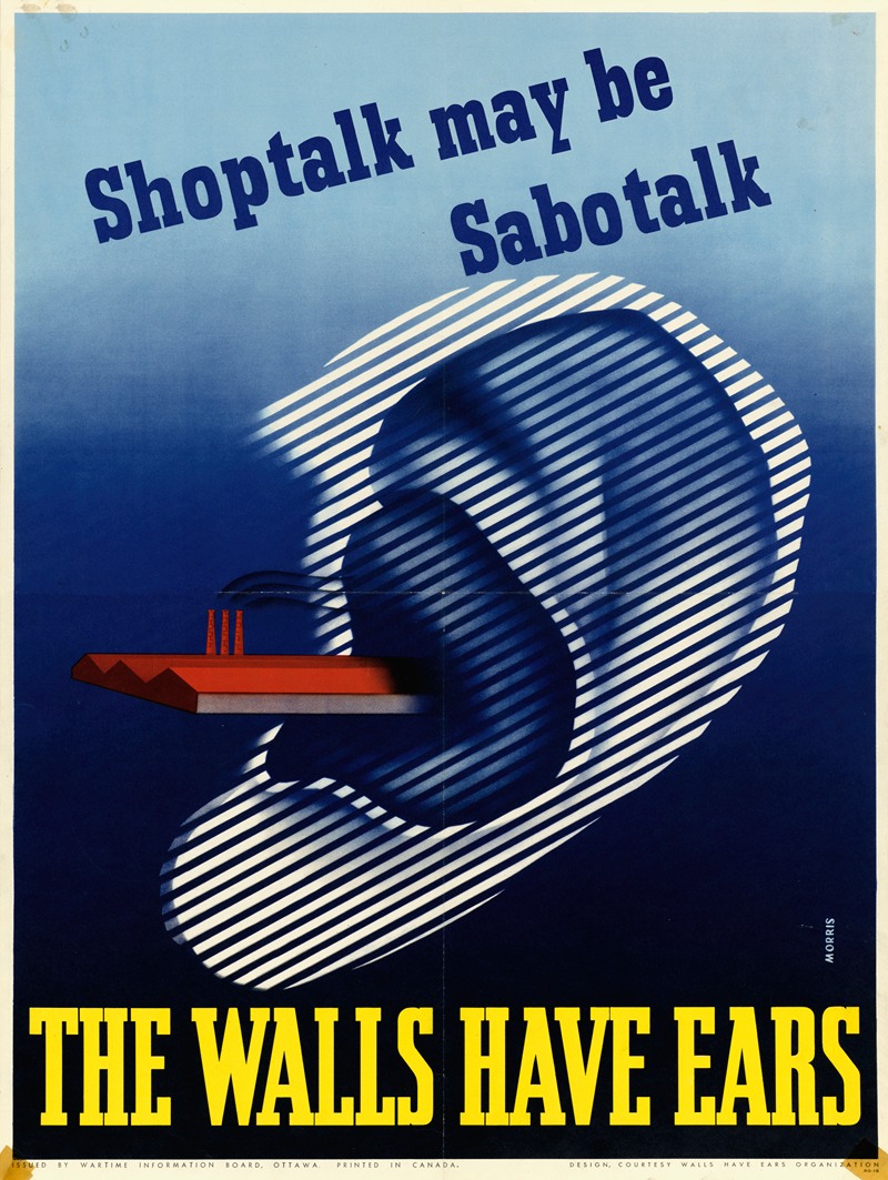 Shoptalk May Be Sabotalk by Morris — digital art print download