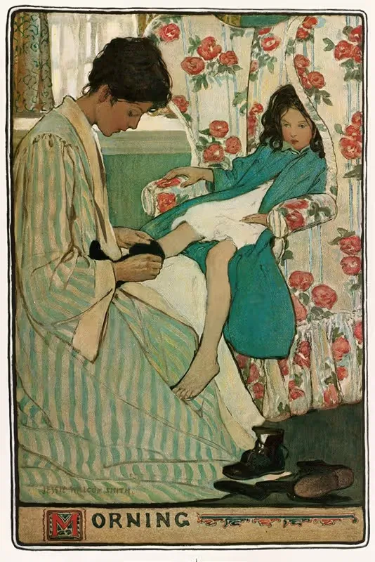 Утро by Джесси Уилкокс Смит — digital art print download
