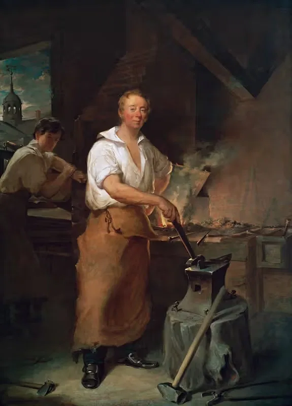 Pat Lyon at the Forge by John Neagle — digital art print download