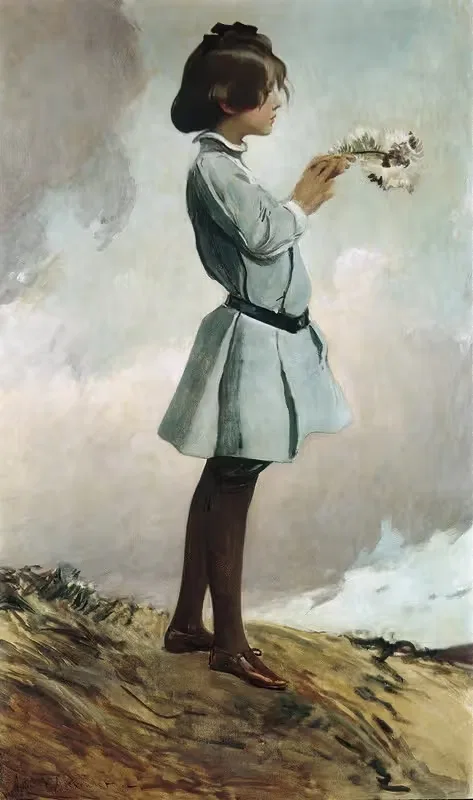 Geraldine Russell by John White Alexander — digital art print download