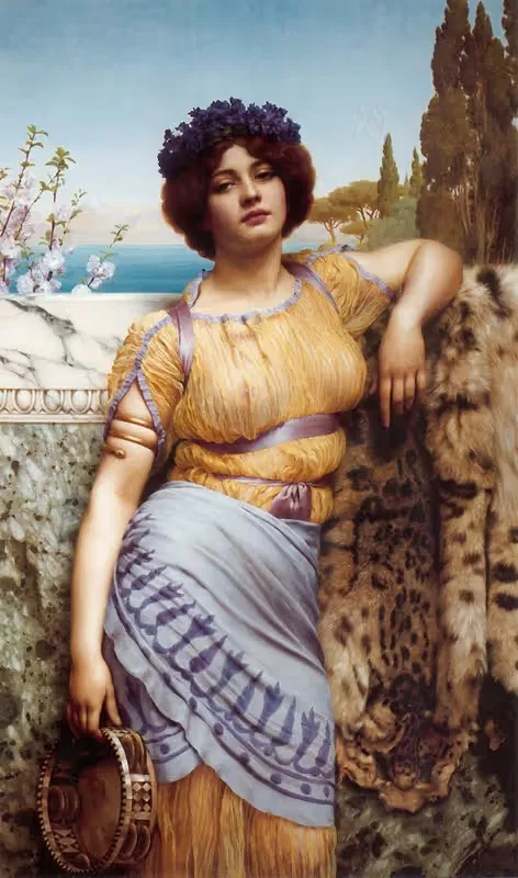 Ионийская танцовщица by Джон Уильям Годвард, 1902 — digital art print download