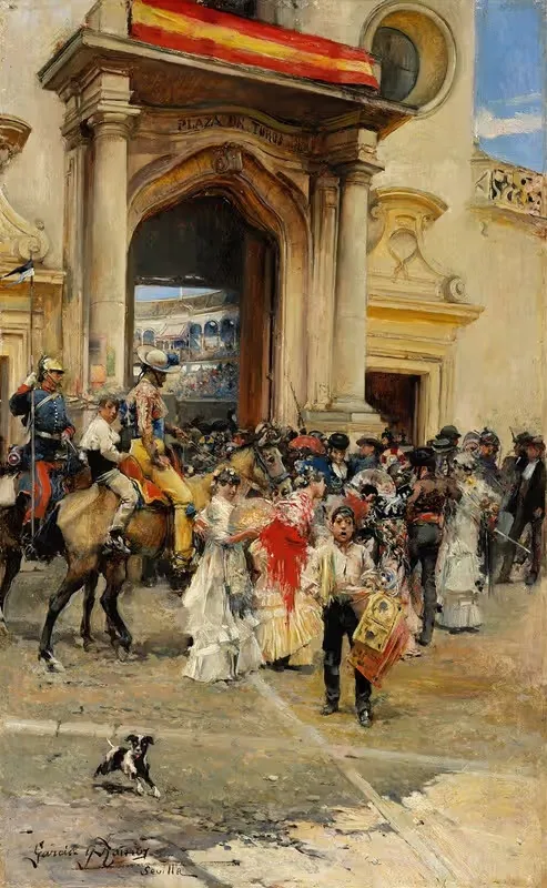 За пределами корриды by Хосе Гарсия Рамос, c. 1880 — digital art print download