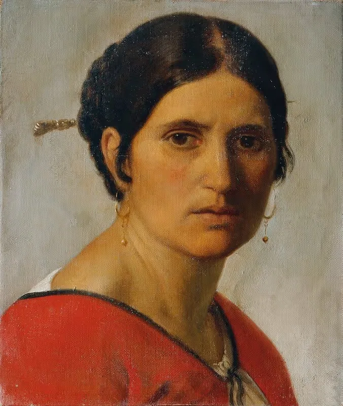 Italian peasant woman — Joseph Mathias von Trenkwald