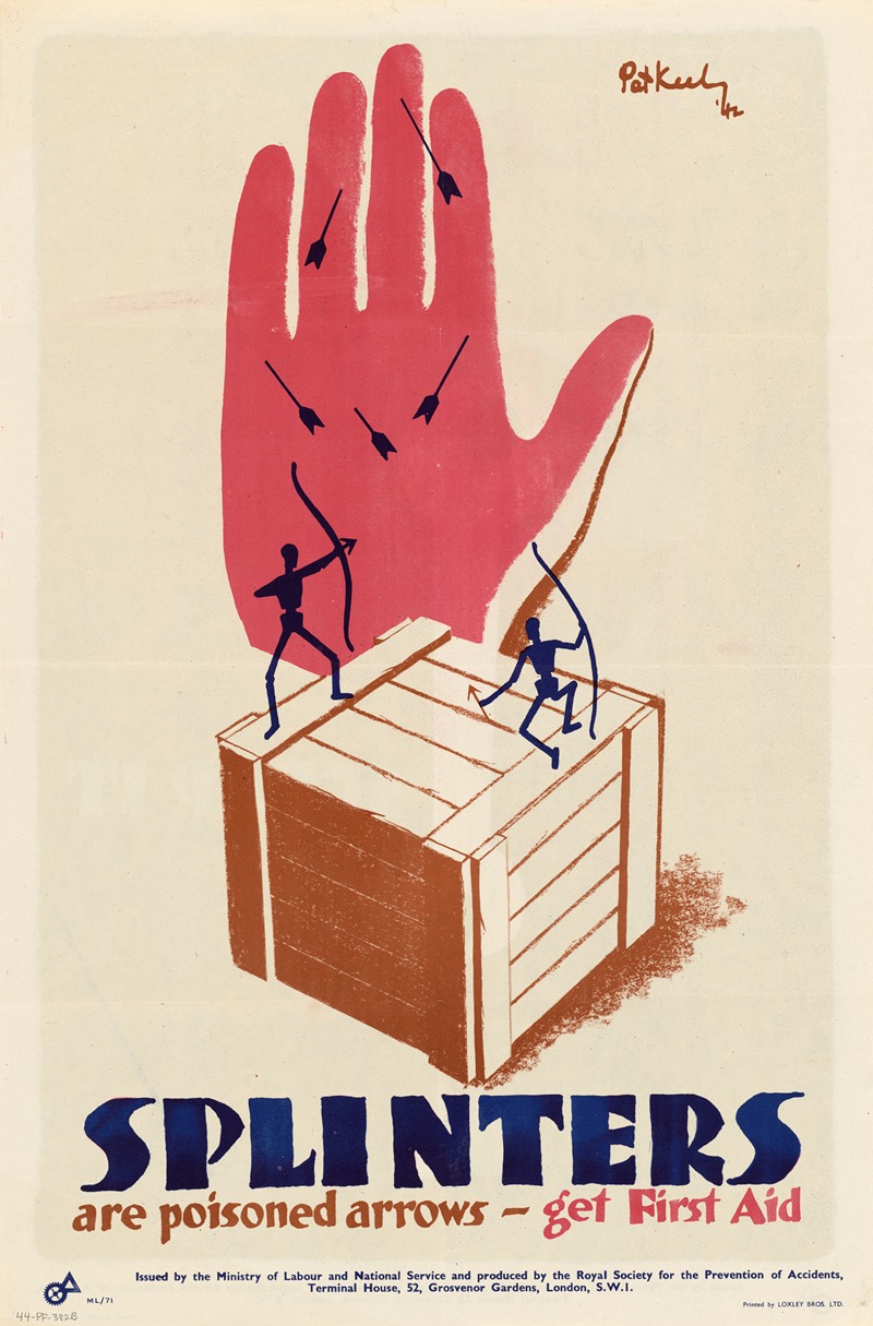 Splinters are Poisoned Arrows – Get First Aid by Pat Keely — digital art print download