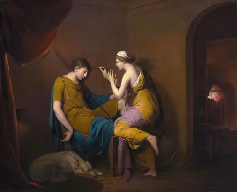 Коринфянка by Джозеф Райт из Дерби, 1782-1784 — digital art print download