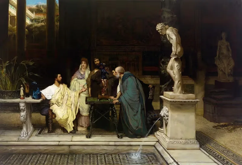 An Art Lover by Lawrence Alma-Tadema, 1868 — digital art print download
