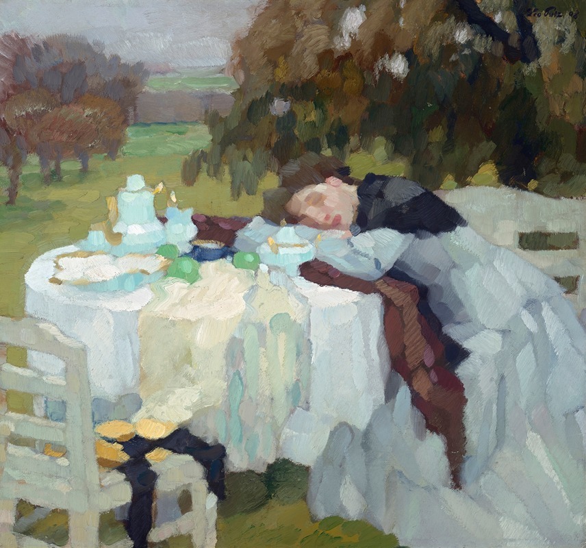late autumn by Leo Putz, 1908 — digital art print download