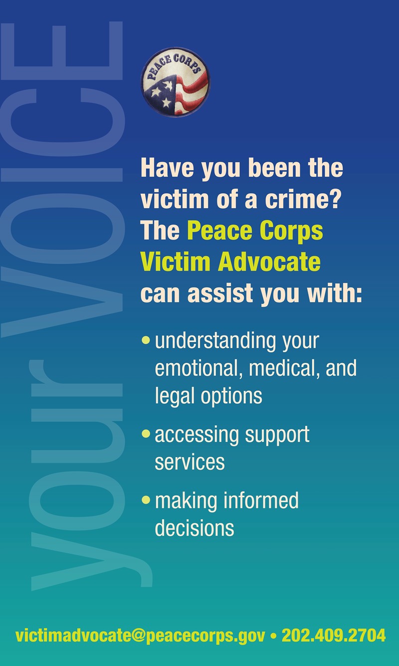 Victim Advocate Poster-1 by Peace Corps — digital art print download