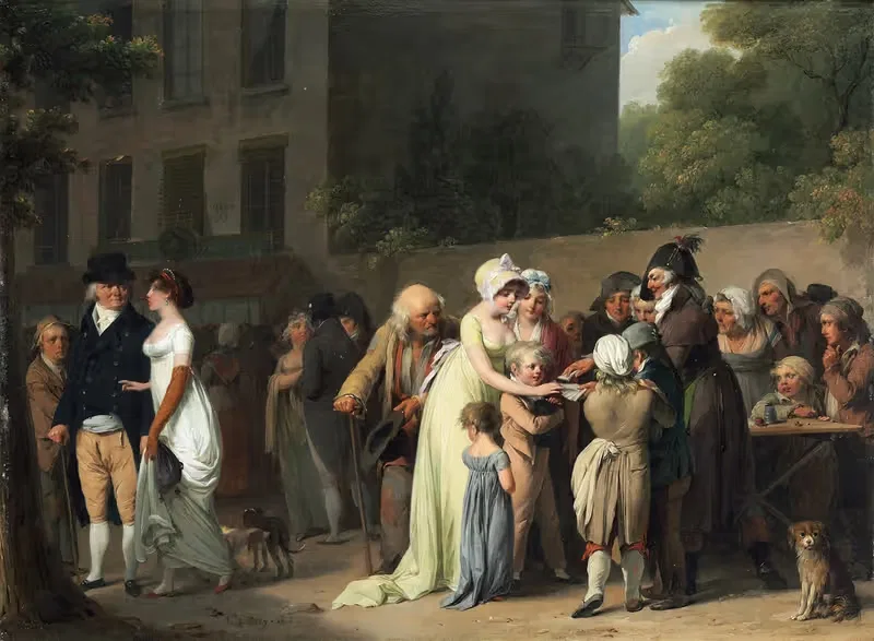 The Card Sharp on the Boulevard by Louis-Léopold Boilly, 1806 — digital art print download