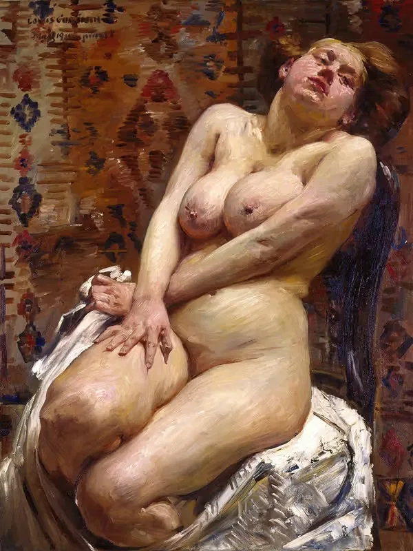 Нана, женский ню by Ловис Коринт, 1911 — digital art print download