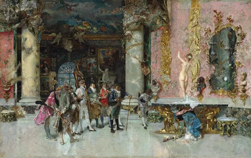Выбор модели by Мариано Фортунь Марсаль, 1868-1874 — digital art print download