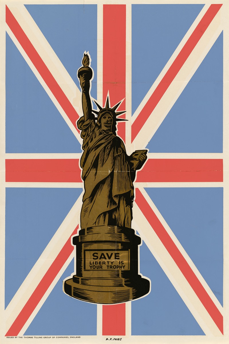 Save – Liberty is Your Trophy by R. F. Faris — digital art print download