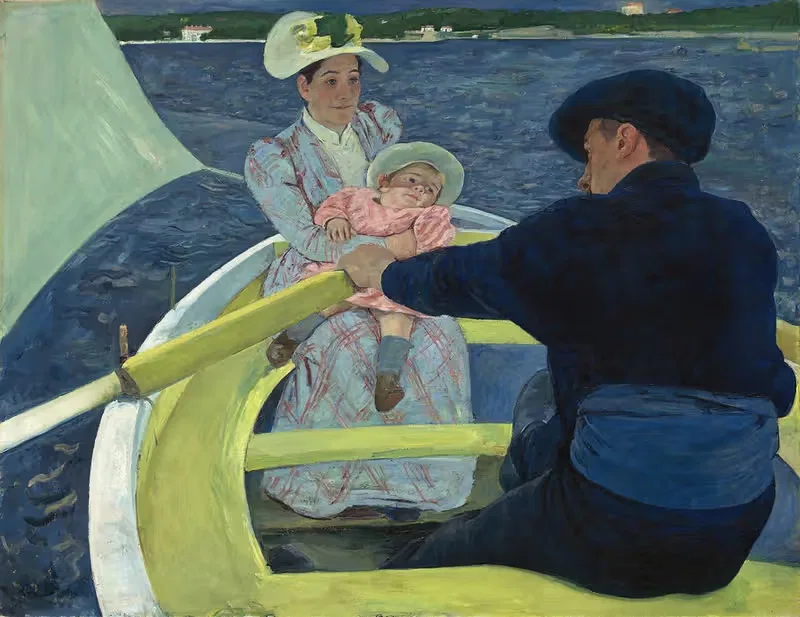 Лодочная вечеринка by Мэри Кассат, 1893-1894 — digital art print download