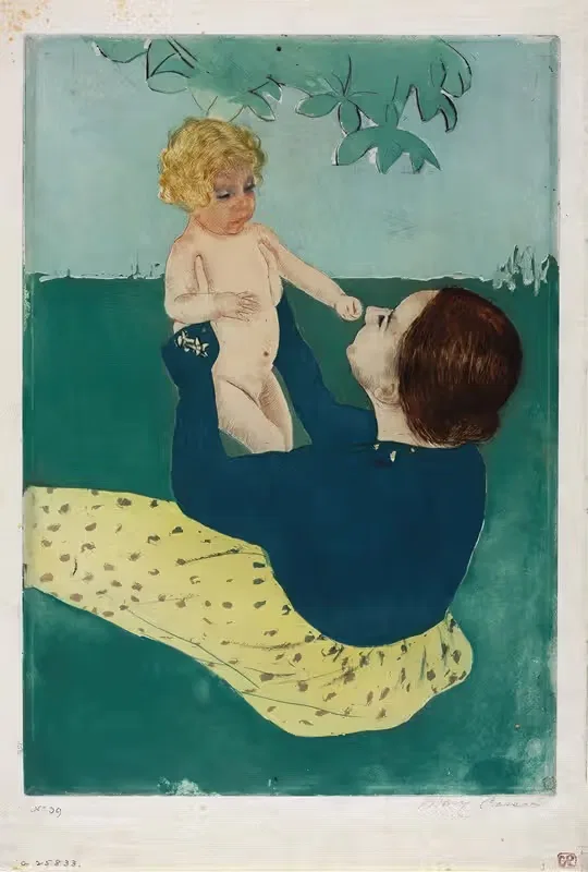 Под каштаном by Мэри Кассат, 1896-1897 — digital art print download