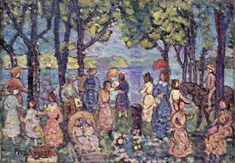 Лето, Новый Англия by Морис Прендергаст, 1912 — digital art print download