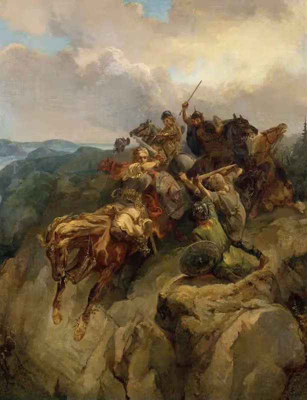 Король Эрик Вадерхатт by Оскар Леонард Андерсон, 1860 — digital art print download