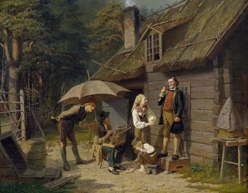 Художник, изучающий за границей by Петер Эскильсон, 1867 — digital art print download