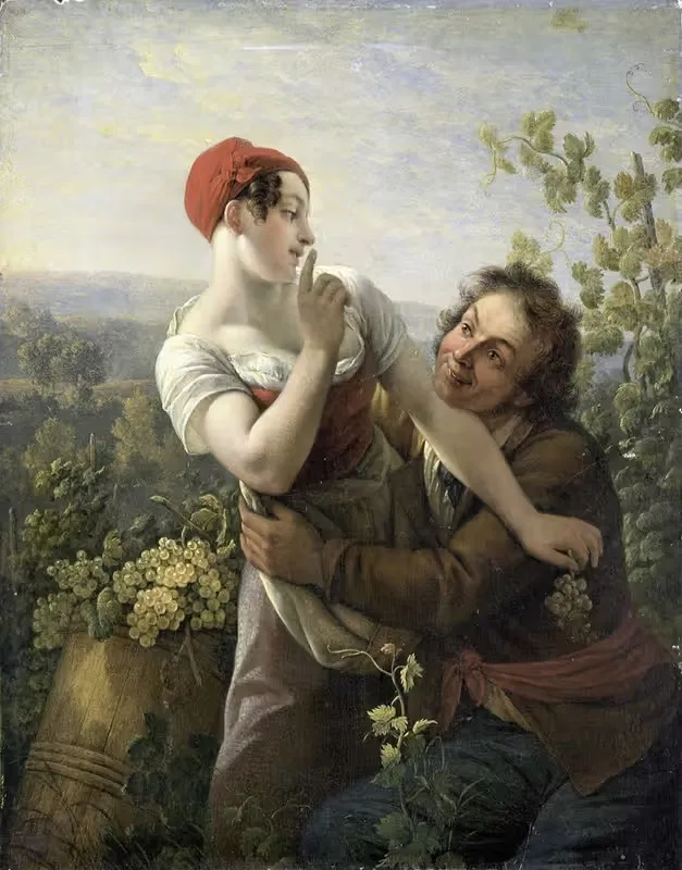 Страстный сборщик винограда by Петер Поль Жозеф Нёль, 1817 - 1819 — digital art print download