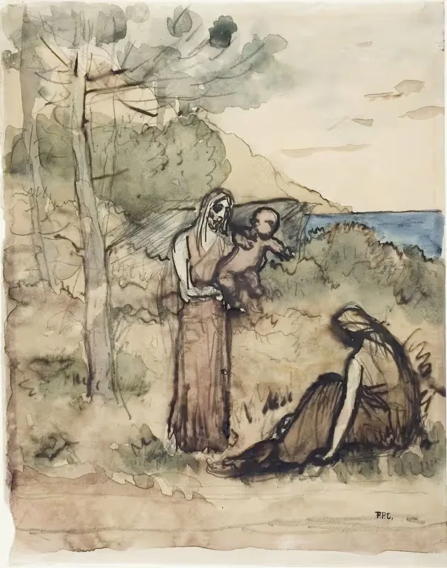 Fisherman's Family — Pierre Puvis de Chavannes