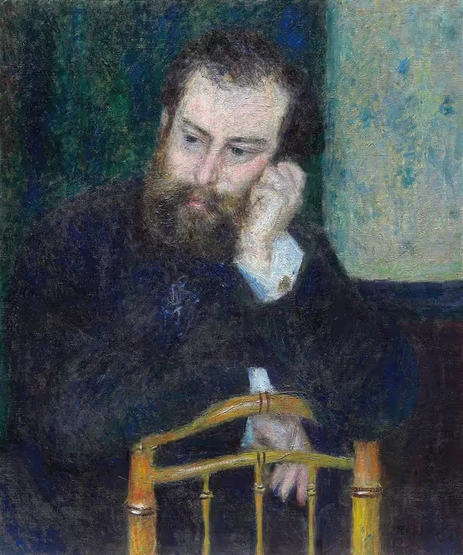 Альфред Сислей by Пьер-Огюст Ренуар, 1876 — digital art print download