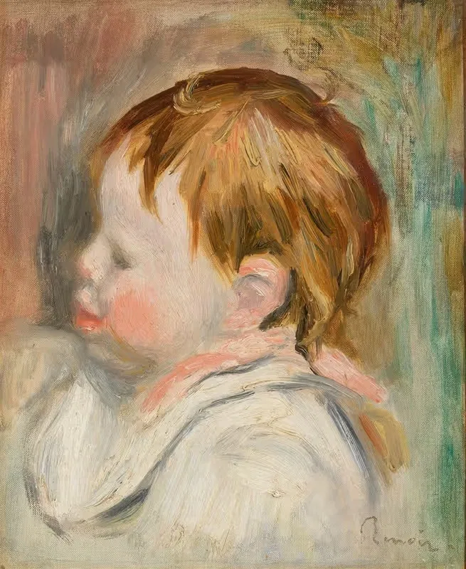 Baby's Head (Tête d'enfant, profil à gauche) — Pierre-Auguste Renoir