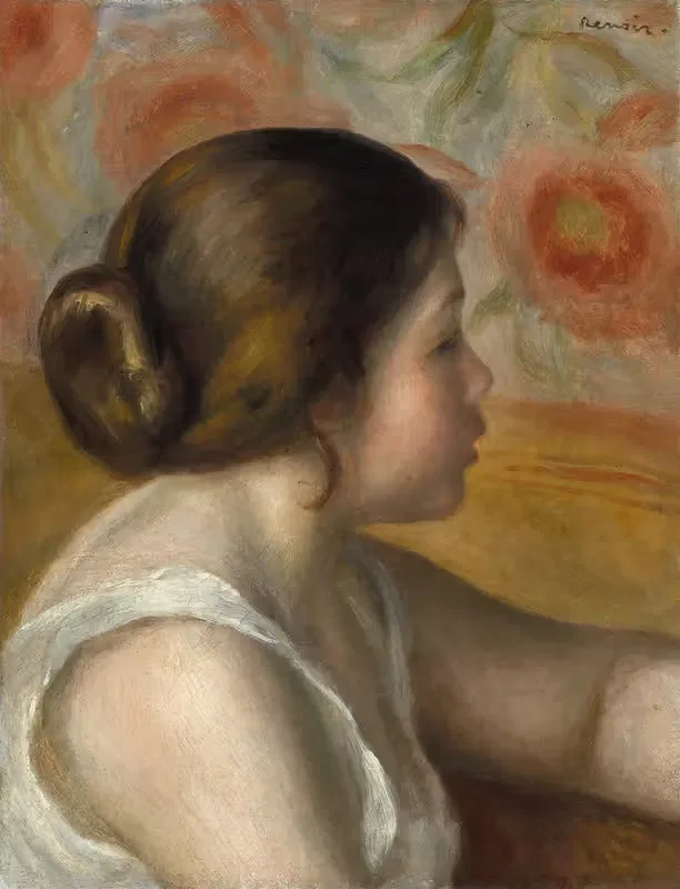 Head of a Young Girl — Pierre-Auguste Renoir
