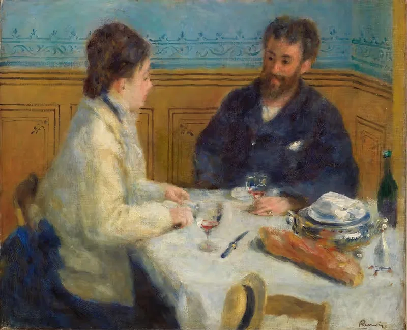Luncheon (Le Déjeuner) by Pierre-Auguste Renoir, 1875 — digital art print download