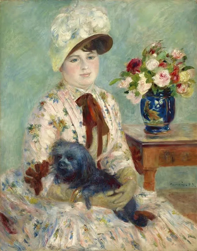 Mlle Charlotte Berthier by Pierre-Auguste Renoir, 1883 — digital art print download