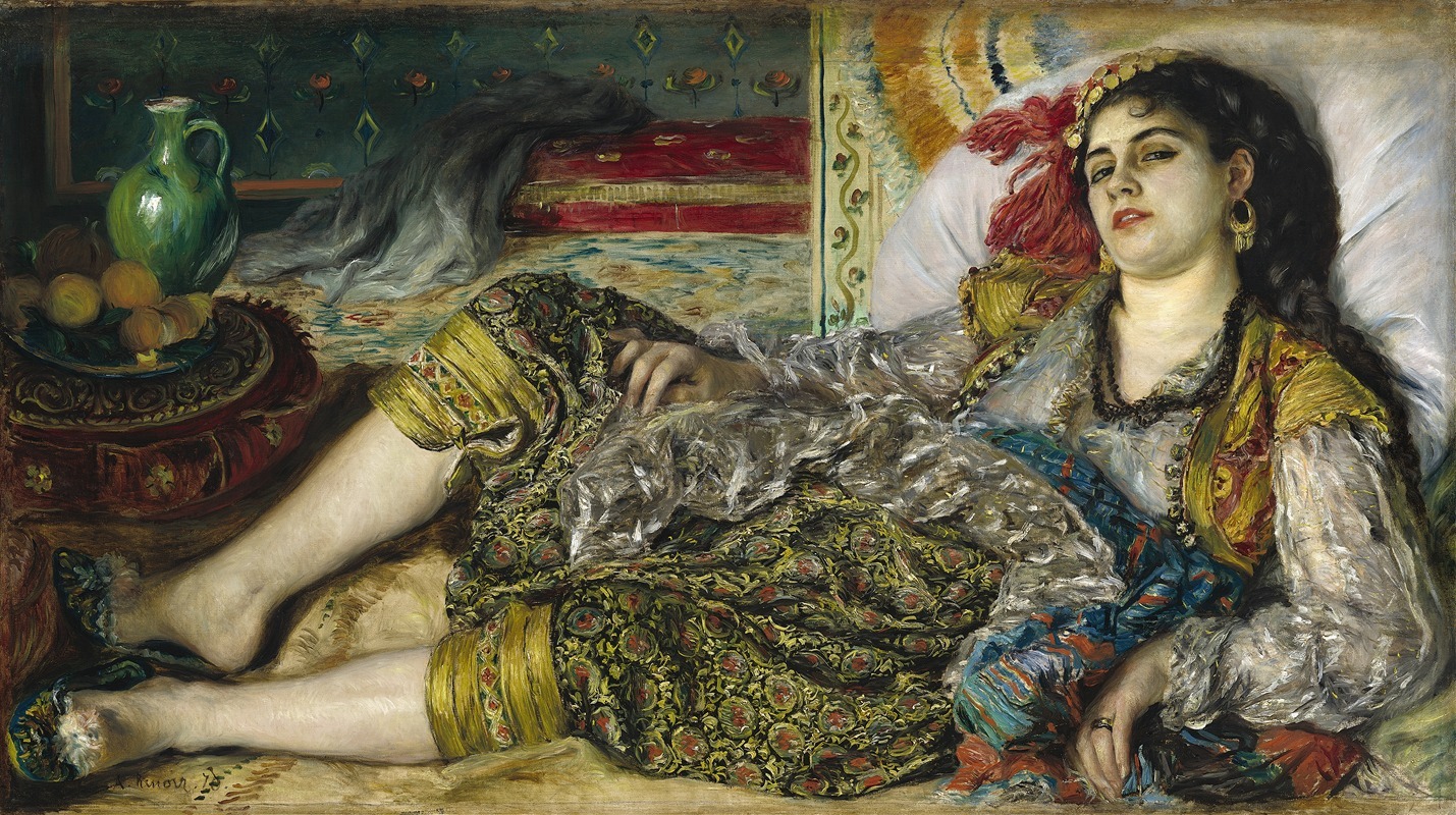 Одали́ска by Пьер-Огюст Ренуар, 1870 — digital art print download