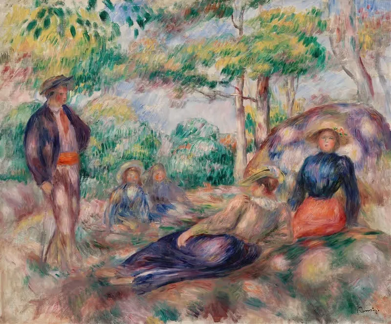 Resting in the Grass (Le Repos sur l'herbe) — Pierre-Auguste Renoir