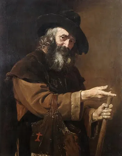 Old Pilgrim by Pietro Bellotti — digital art print download